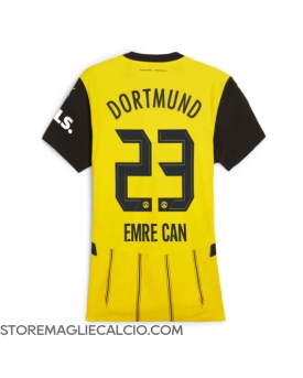 Borussia Dortmund Emre Can #23 Maglia Gara Casa Repliche 2024-25 Donna Maniche Corte